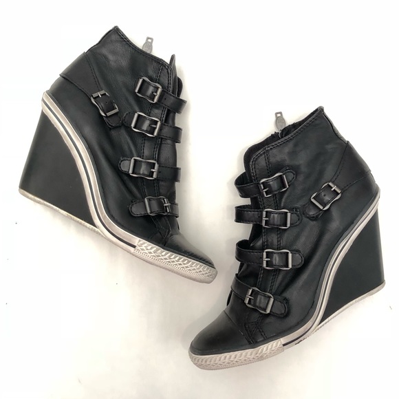 Ash Shoes - ASH Thelma Leather Wedges EUC 39